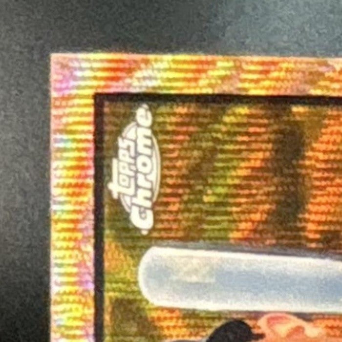 2021 Topps Chrome Platinum Anniversary Aaron Hicks Gold/Rose Gold Wave /50 #361