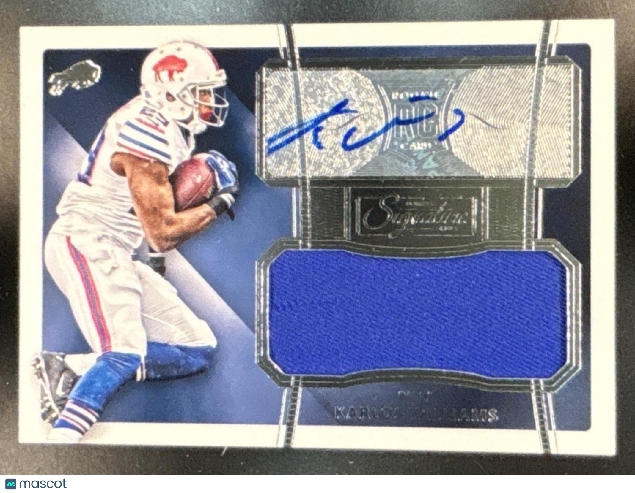 2015 Panini Donruss Signature Series Karlos Williams #461 Patch Auto RC Bills