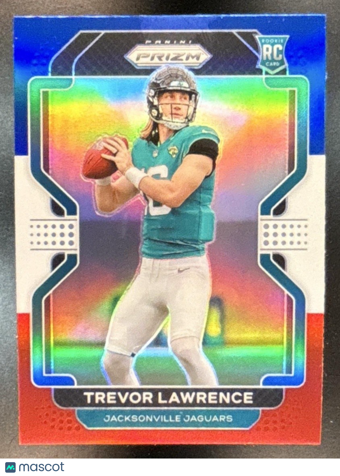 2021 Panini Prizm Trevor Lawrence Red White and Blue #331 RC Jaguars