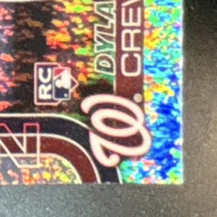 2025 Topps Dylan Crews Confetti #74 RC Washington Nationals