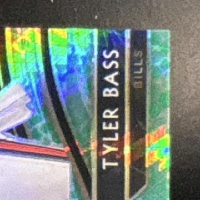 2020 Panini Select Tyler Bass Dragon Scale Prizm /67 #389 RC Buffalo Bills