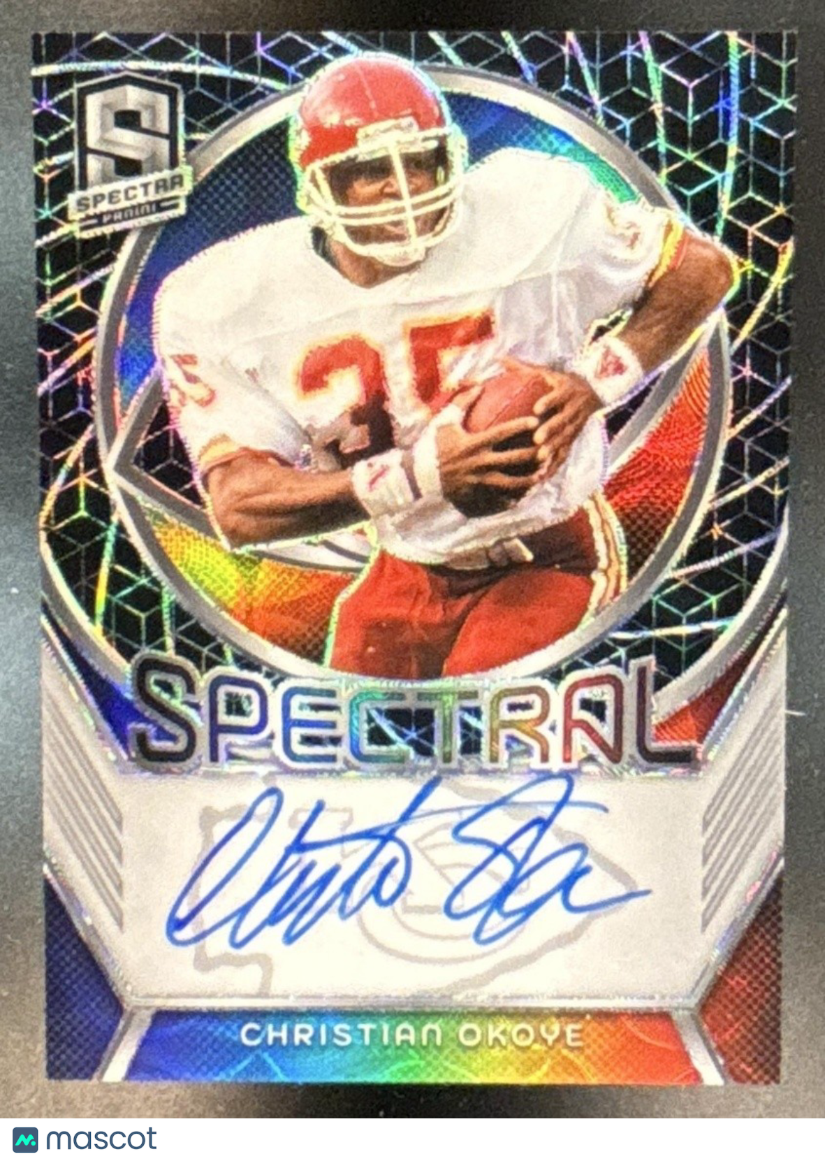 2024 Spectra Christian Okoye Spectral Signatures Spectris 4/35 Auto Chiefs
