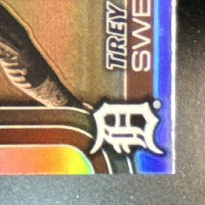 2025 Topps Chrome Trey Sweeney Sepia Refractor #6 RC Detroit Tigers