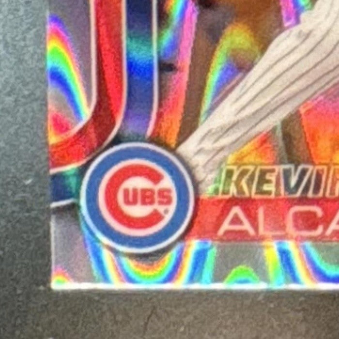 2025 Topps Chrome Kevin Alcantara RayWave Refractor #173 RC Chicago Cubs