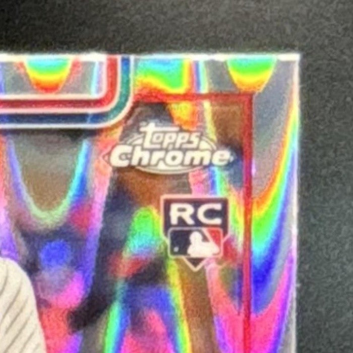 2025 Topps Chrome Kevin Alcantara RayWave Refractor #173 RC Chicago Cubs