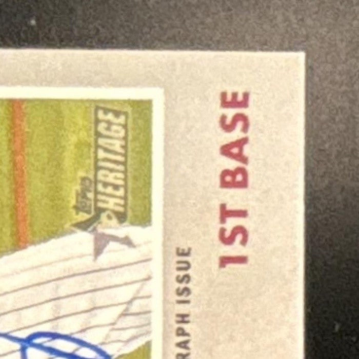 2019 Topps Heritage Anthony Rizzo Real One High Number Auto #ROA-AR Chicago Cubs