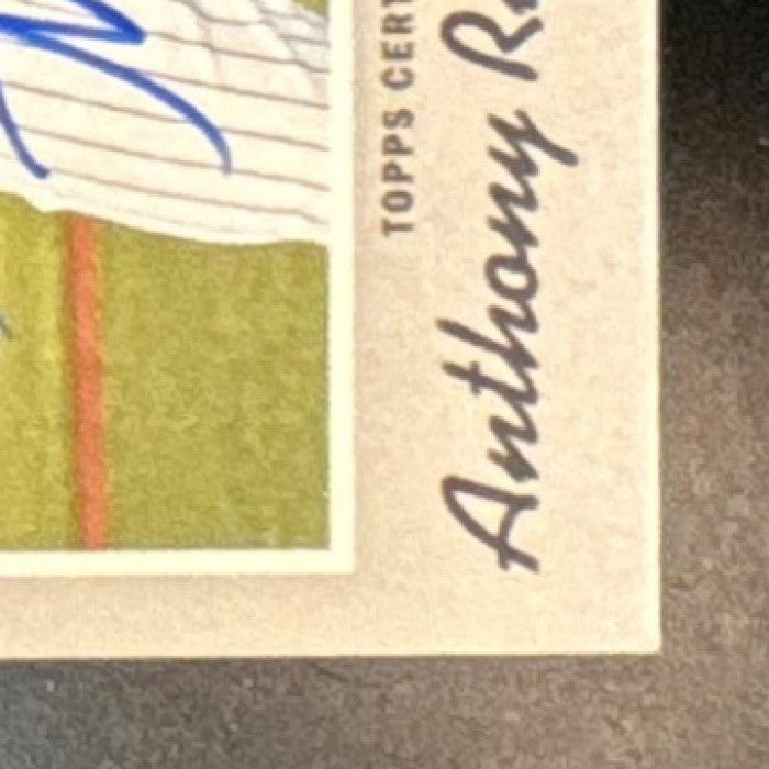 2019 Topps Heritage Anthony Rizzo Real One High Number Auto #ROA-AR Chicago Cubs