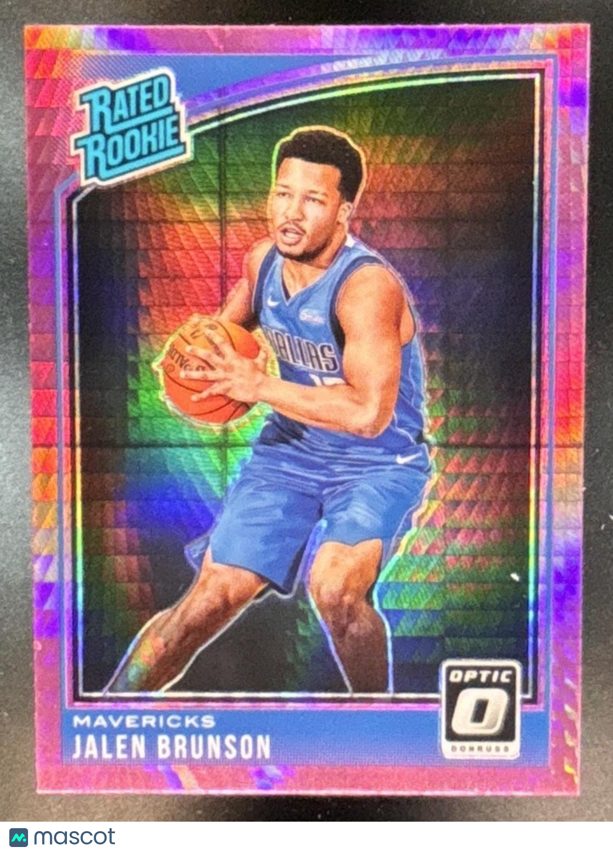 2018-19 Panini Donruss Optic Jalen Brunson Hyper Pink #179 RC Dallas Mavericks