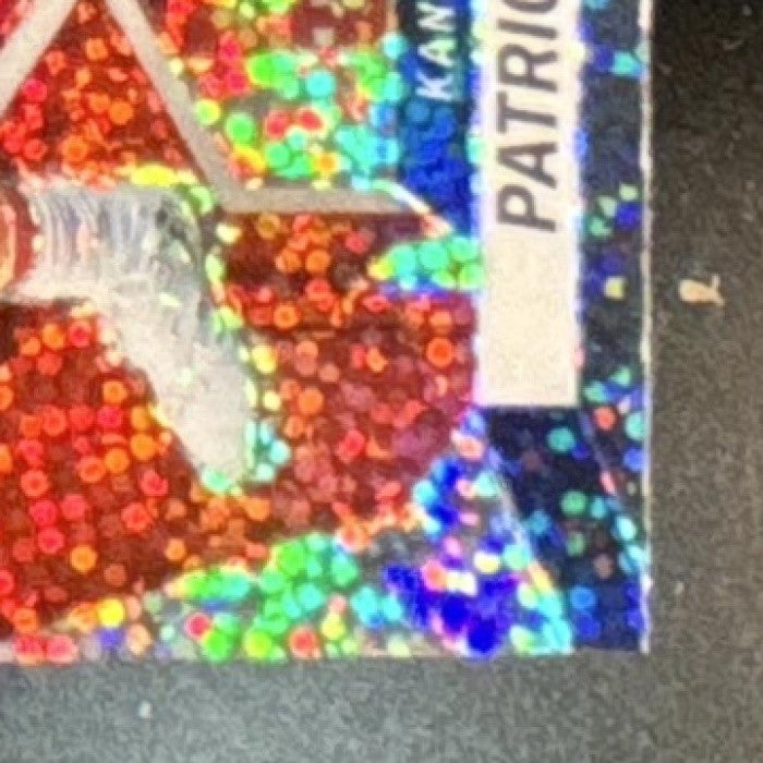2022 Panini Mosaic Patrick Mahomes II Sparkle Red #256 National Pride Chiefs