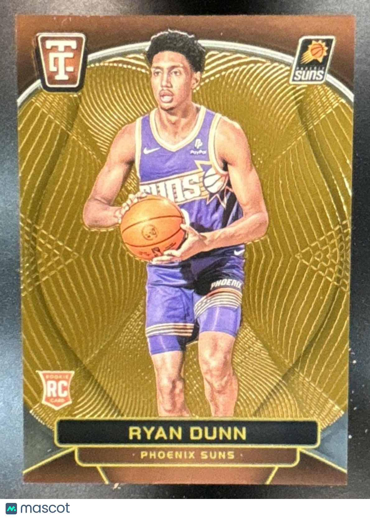2024-25 Panini Totally Certified Ryan Dunn Orange /299 #169 RC Phoenix Suns