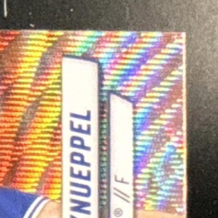 2024-25 Bowman Chrome University Kon Knueppel Black Wave #48 Duke Blue Devils