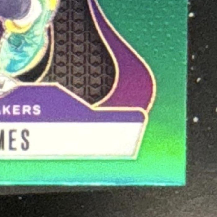2024-25 Panini Prizm LeBron James Deep Space Green #5 Los Angeles Lakers