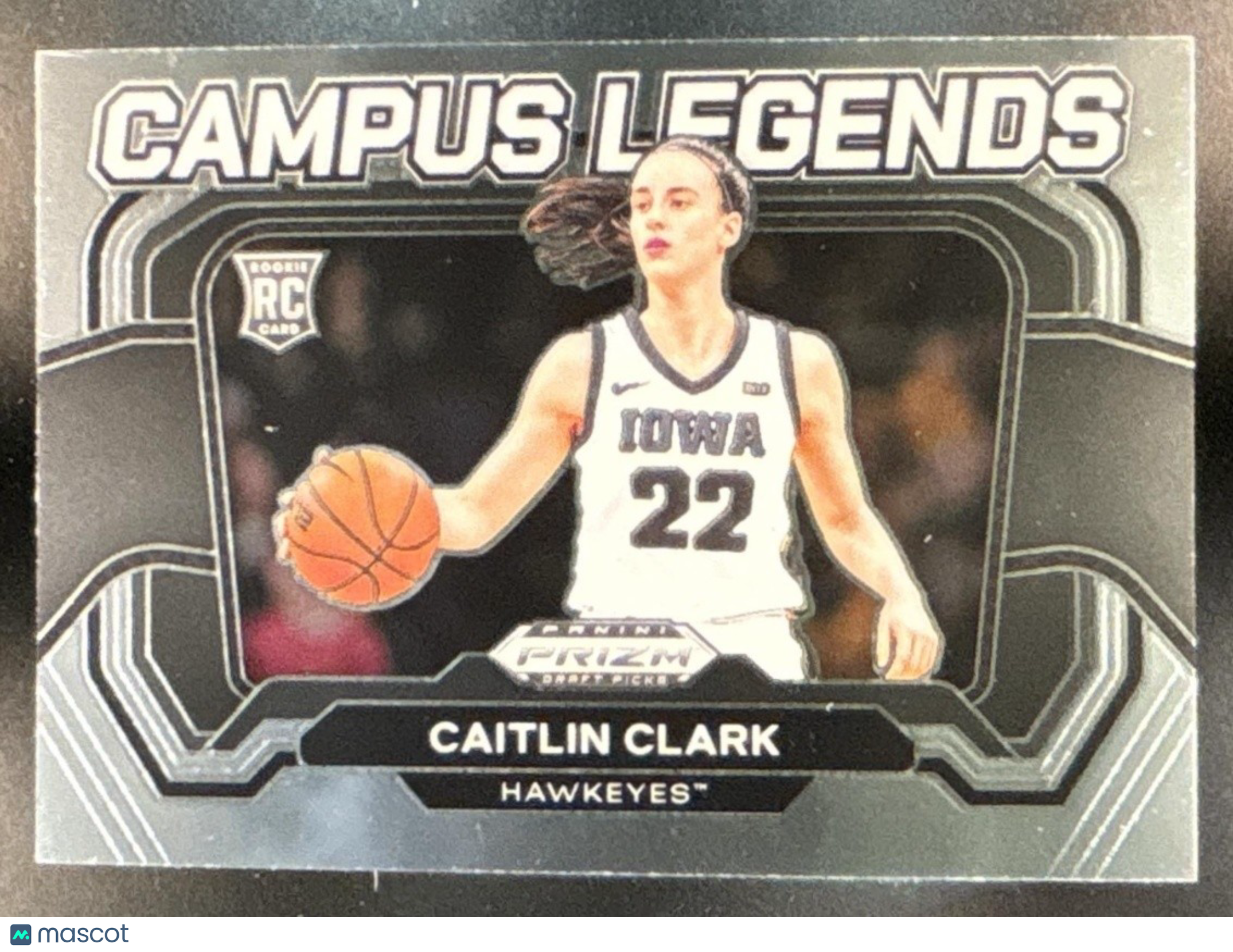 2024 Prizm Draft Picks Collegiate Caitlin Clark Campus Legends #5 RC Hawkeyes