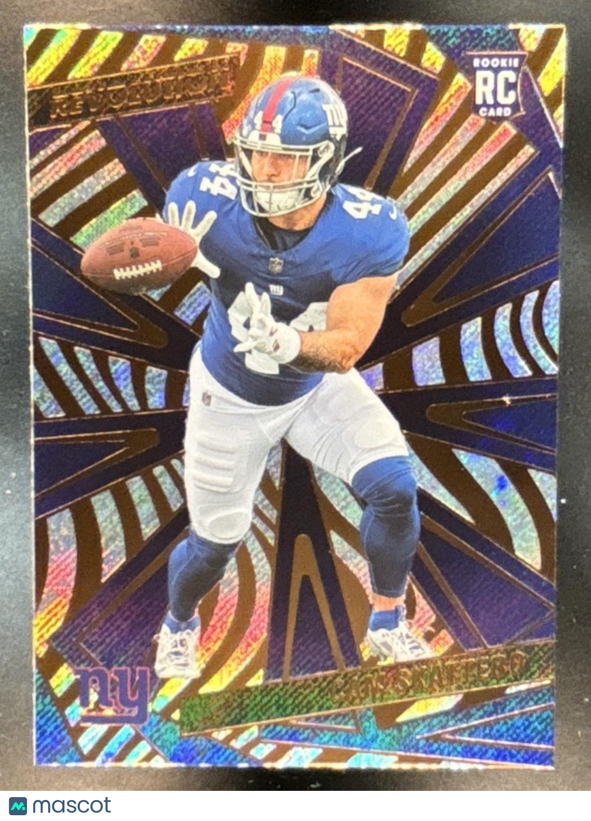 2025 Panini Revolution Cam Skattebo Rookies #207 RC New York Giants