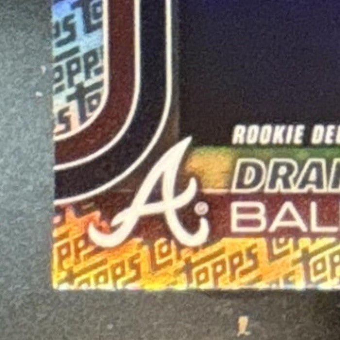 2025 Topps Update Drake Baldwin Foil Pattern #US113 RC Rookie Debut Braves