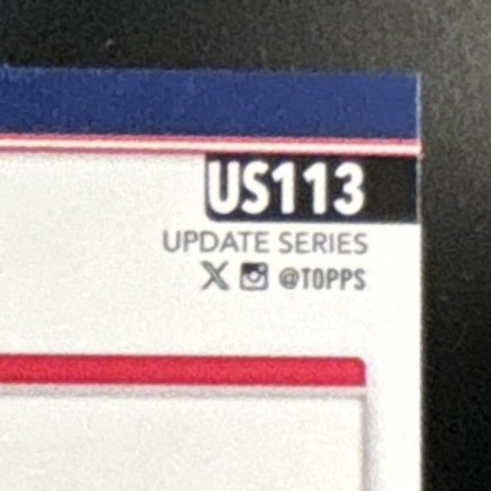 2025 Topps Update Drake Baldwin Foil Pattern #US113 RC Rookie Debut Braves