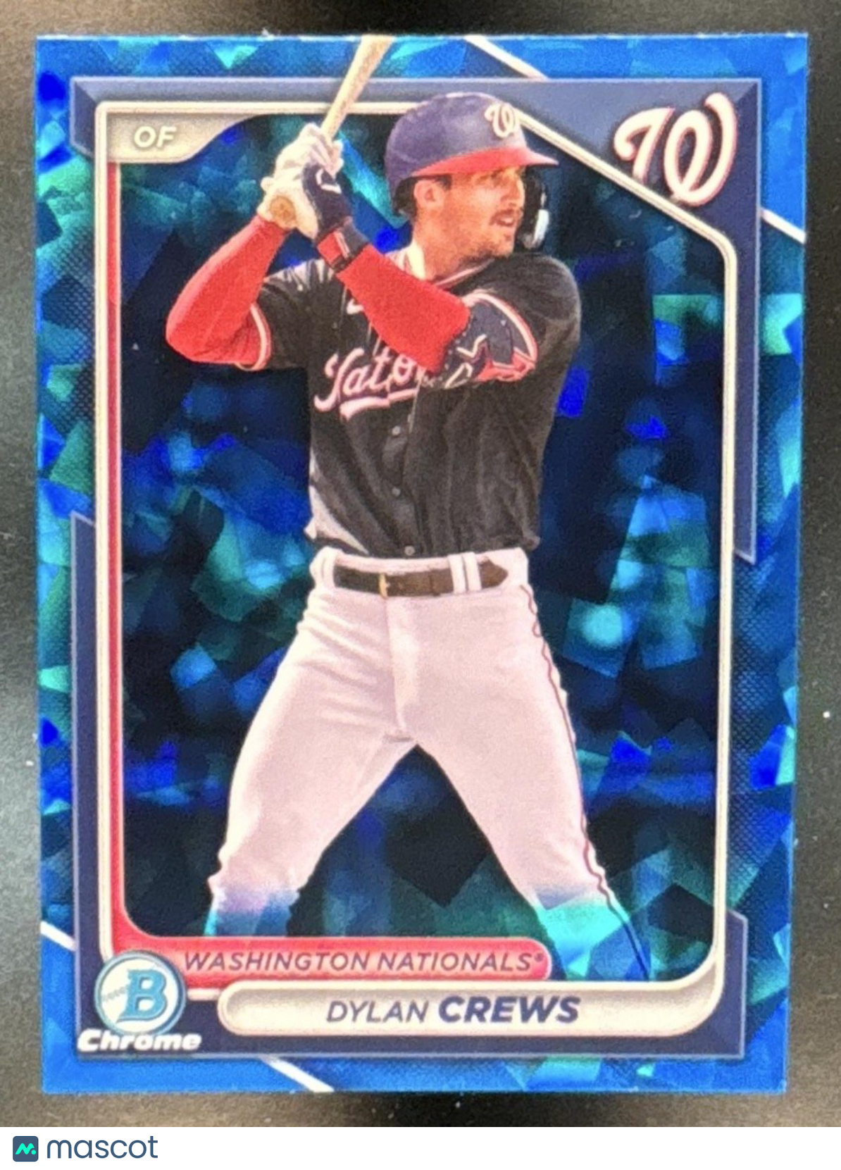 2024 Bowman Chrome Sapphire Dylan Crews Prospects #BCP-193 Washington Nationals