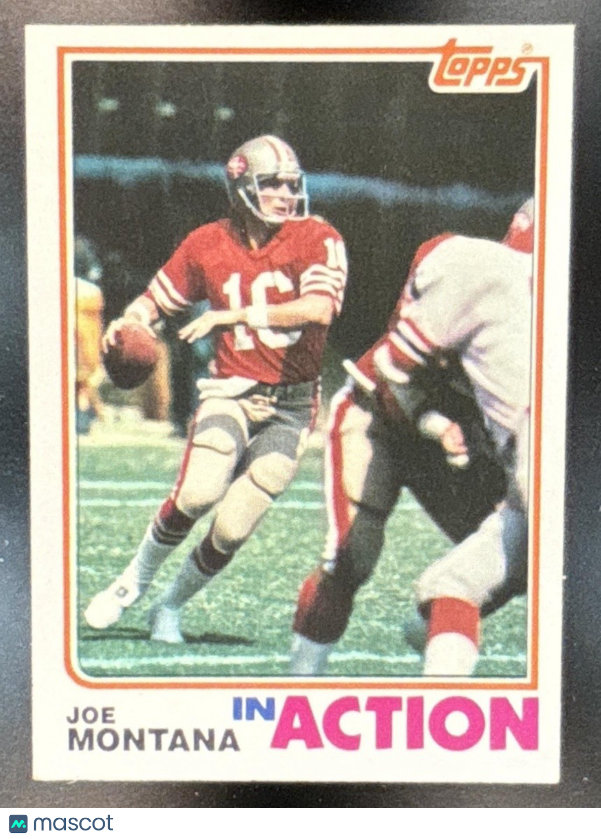 1982 Topps Joe Montana #489 San Francisco 49ers