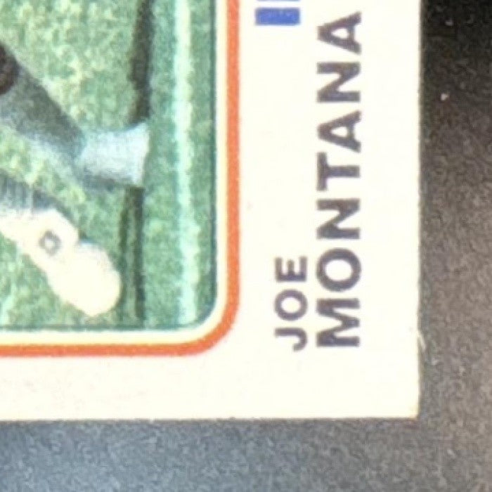 1982 Topps Joe Montana #489 San Francisco 49ers