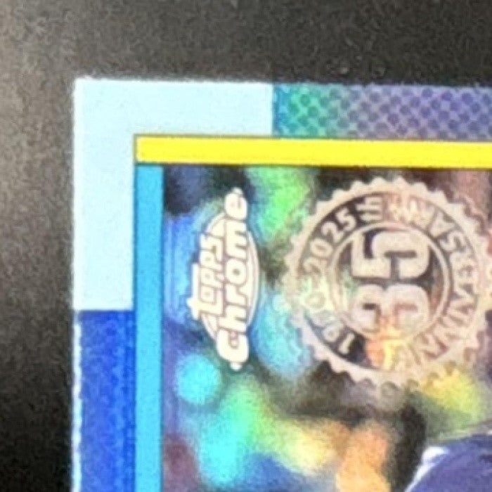 2025 Topps Chrome Jackson Chourio 1990 Baseball #90CB-9 Milwaukee Brewers