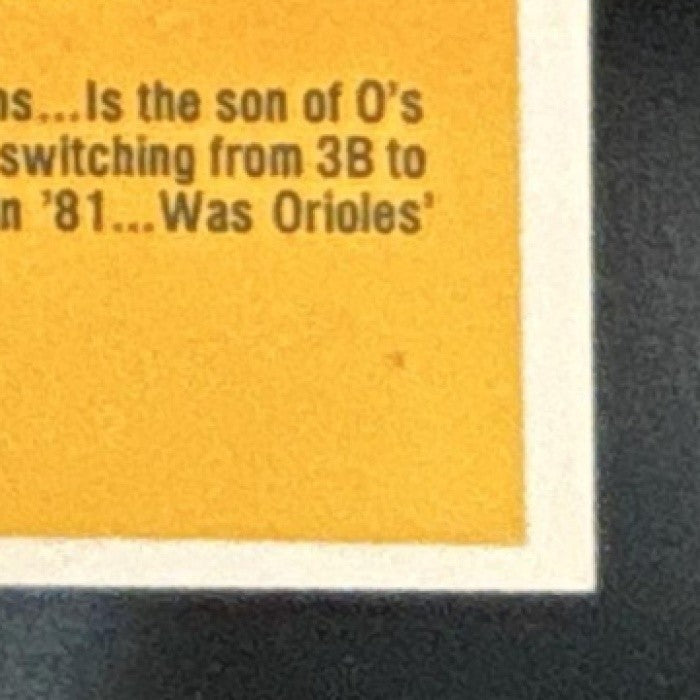 1983 Donruss Cal Ripken #279 Baltimore Orioles