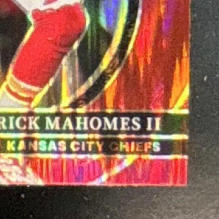 2024 Select Patrick Mahomes II Red and Yellow Shock #223 Kansas City Chiefs