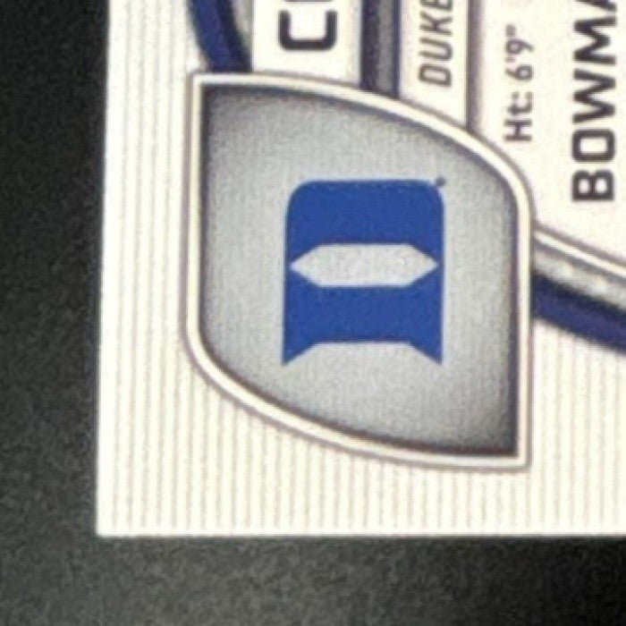 2024-25 Bowman Chrome University Cooper Flagg #16 Duke Blue Devils