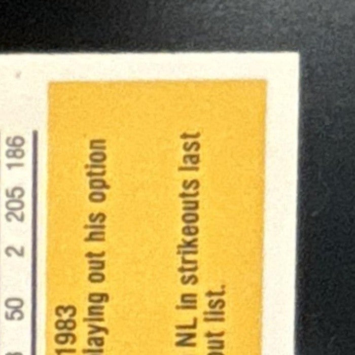 1983 Donruss Nolan Ryan #118 Houston Astros