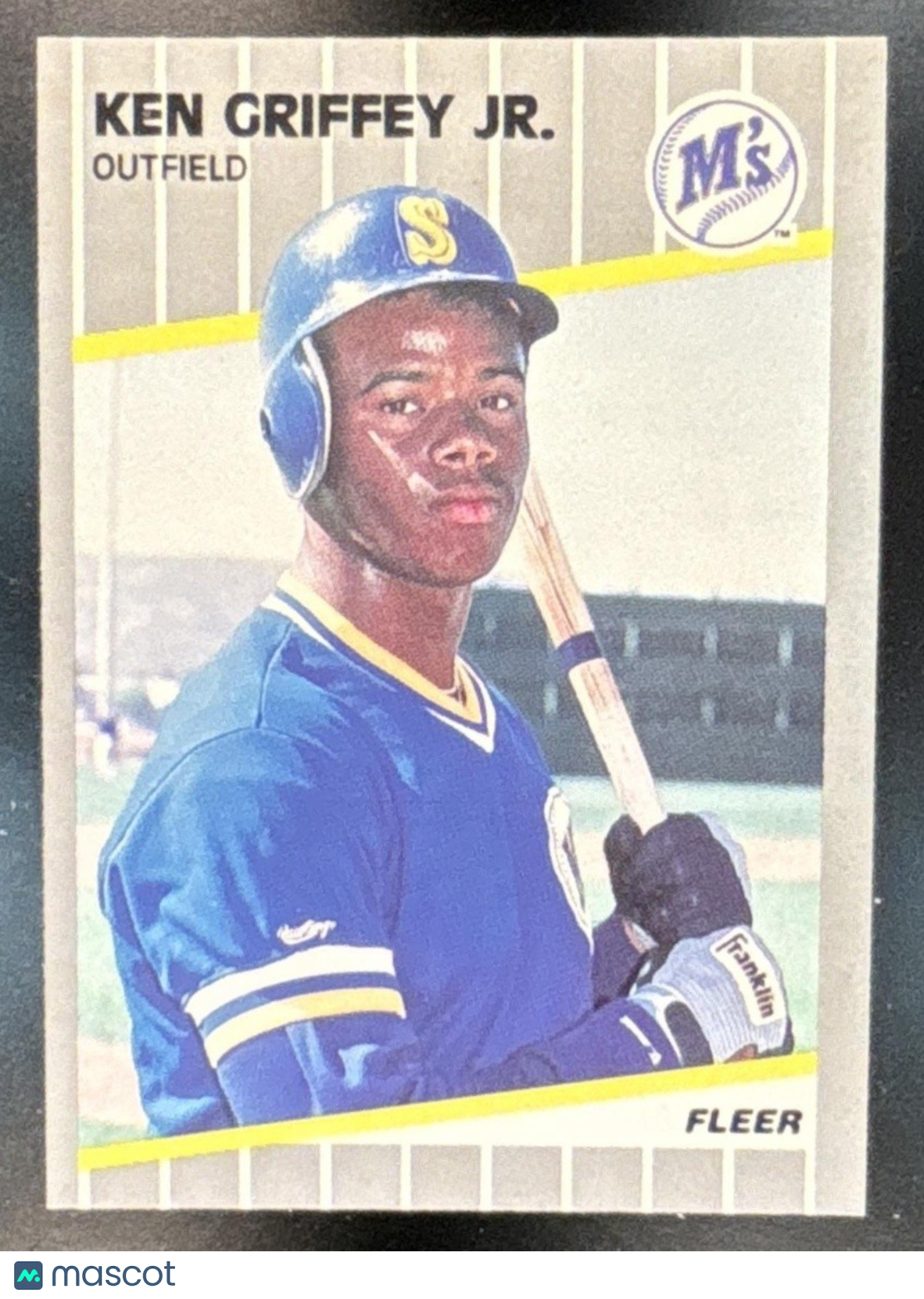 1989 Fleer Ken Griffey Jr. #548 RC Seattle Mariners
