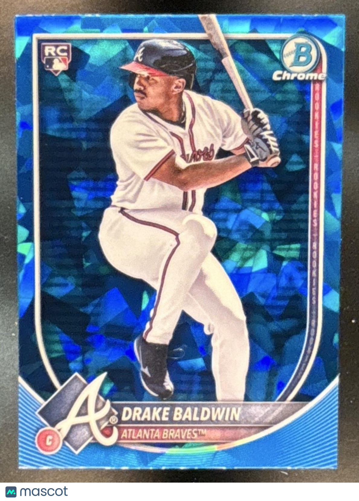 2025 Bowman Chrome Sapphire Drake Baldwin #75 RC Atlanta Braves