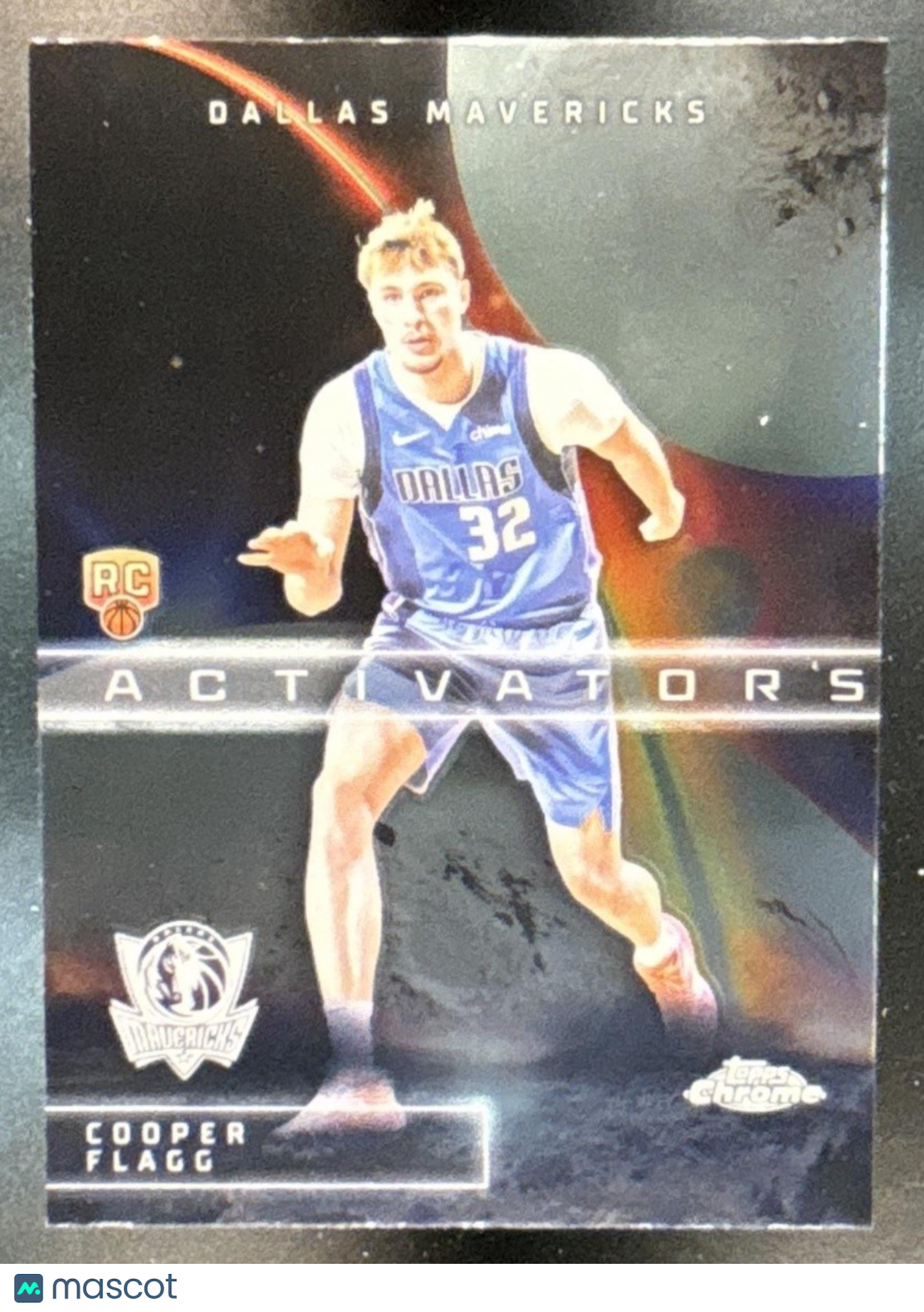 2025-26 Topps Chrome Cooper Flagg Activators RC Dallas Mavericks