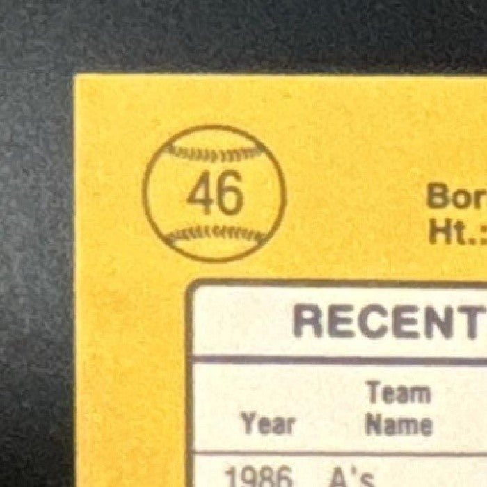 1987 Donruss Mark McGwire #46 RC Oakland Athletics