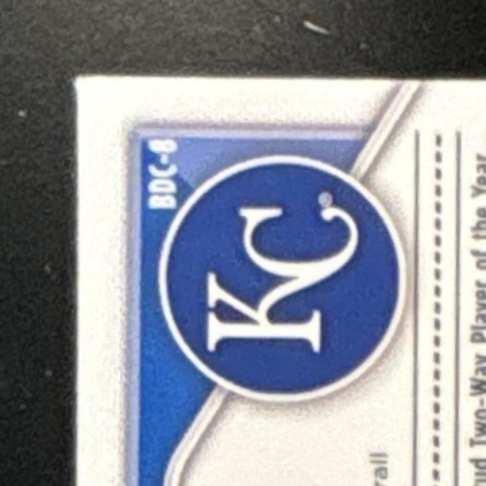 2024 Bowman Draft Sapphire Jac Caglianone Chrome #BDC-8 1st Prospect Royals
