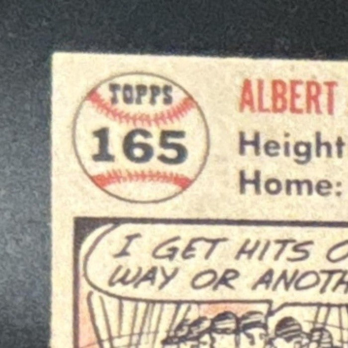 1956 Topps Red Schoendienst - #165a St. Louis Cardinals