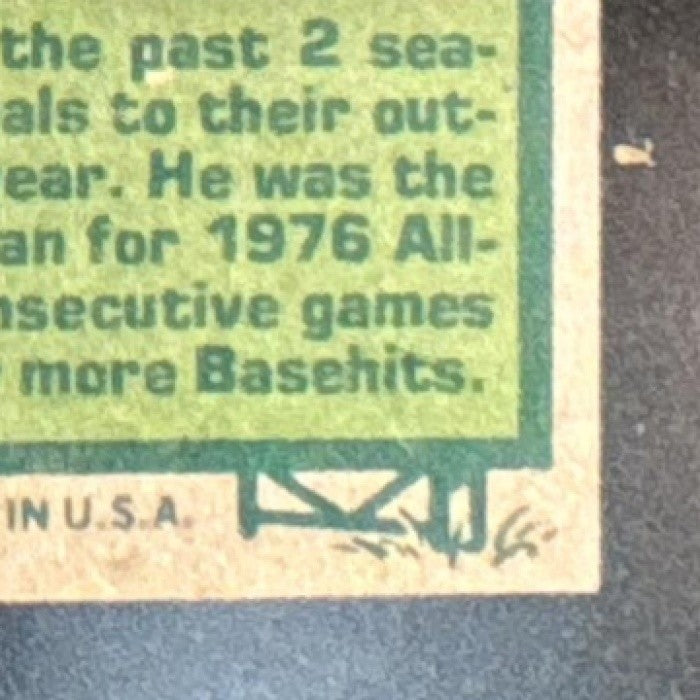 1977 Topps George Brett #580 All-Star Kansas City Royals