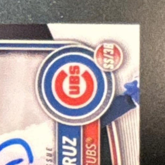 2025 Bowman Chrome Wilfri De La Cruz Auto #CPA-WD 1st Prospect Chicago Cubs