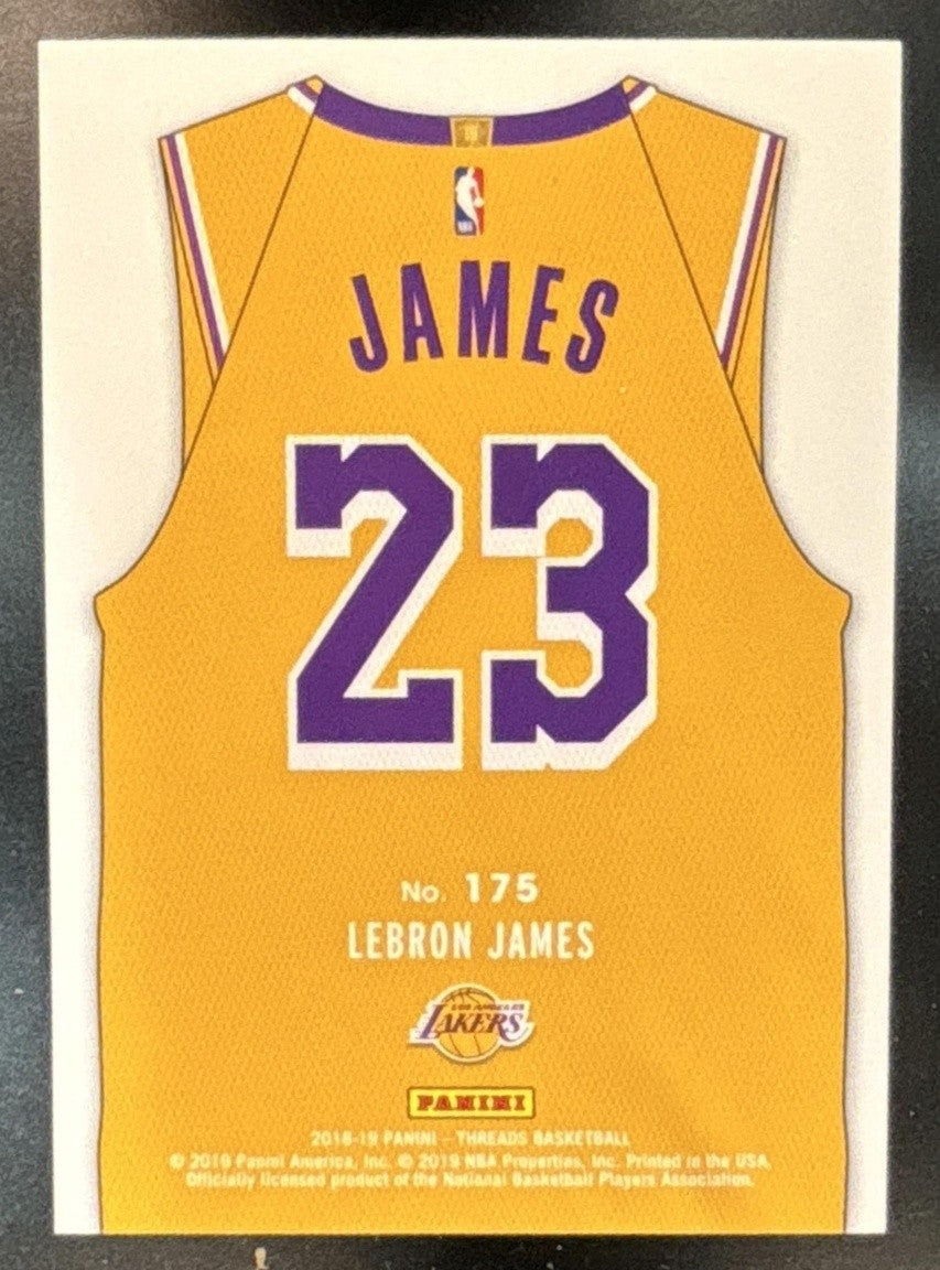 2018-19 Panini Threads LeBron James Dazzle #175 Los Angeles Lakers
