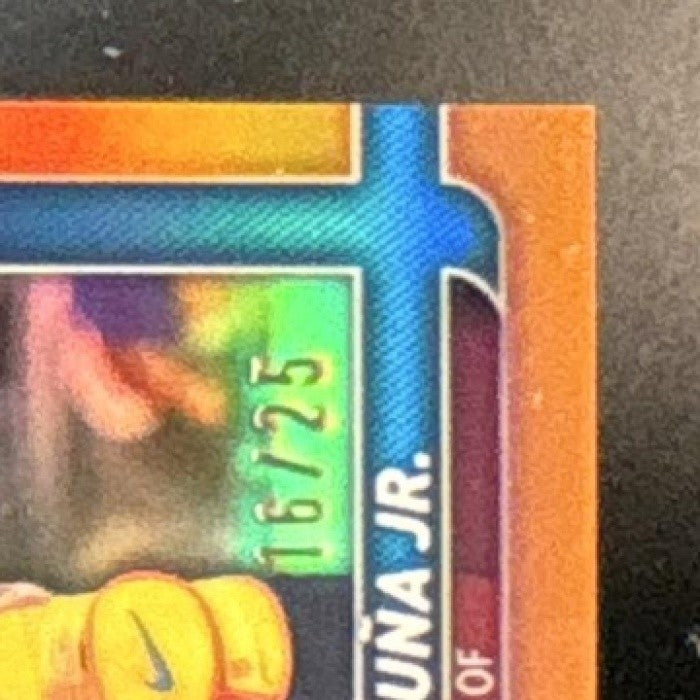 2026 Topps Chrome Orange /25 #48 Ronald Acuna Jr. Atlanta Braves