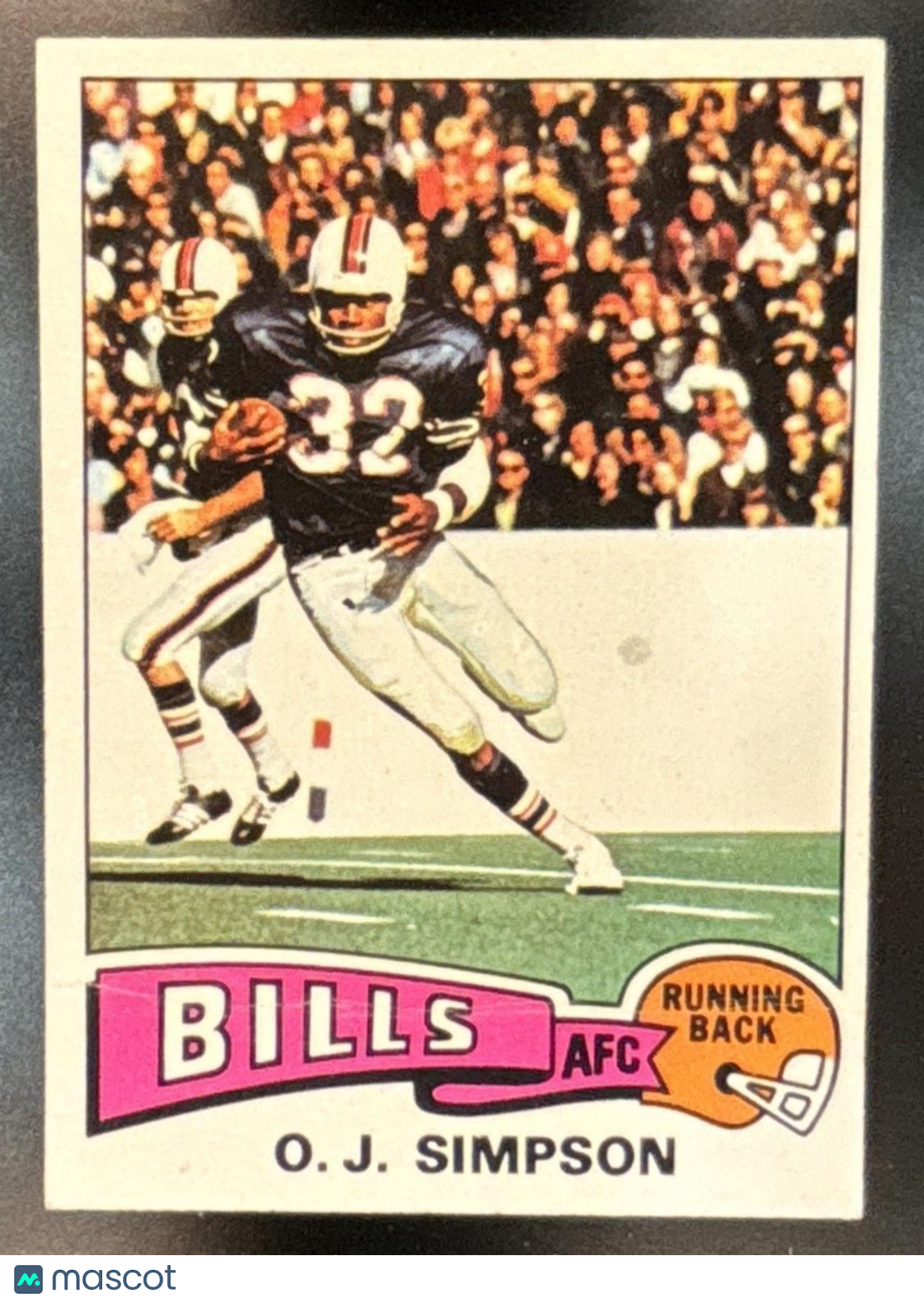 1975 Topps O.J. Simpson #500 Buffalo Bills