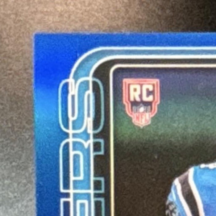 2025 Topps Chrome Tetairoa McMillan Auto Blue Refractor /150 RC Panthers