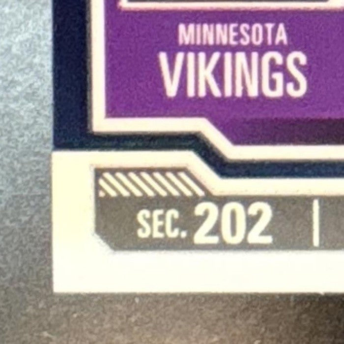 2023 Panini Contenders Optic Justin Jefferson Blue /99 #36 Minnesota Vikings