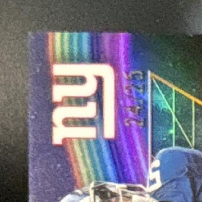 2025 Topps Finest Abdul Carter Auto Orange Refractor /25 RC New York Giants