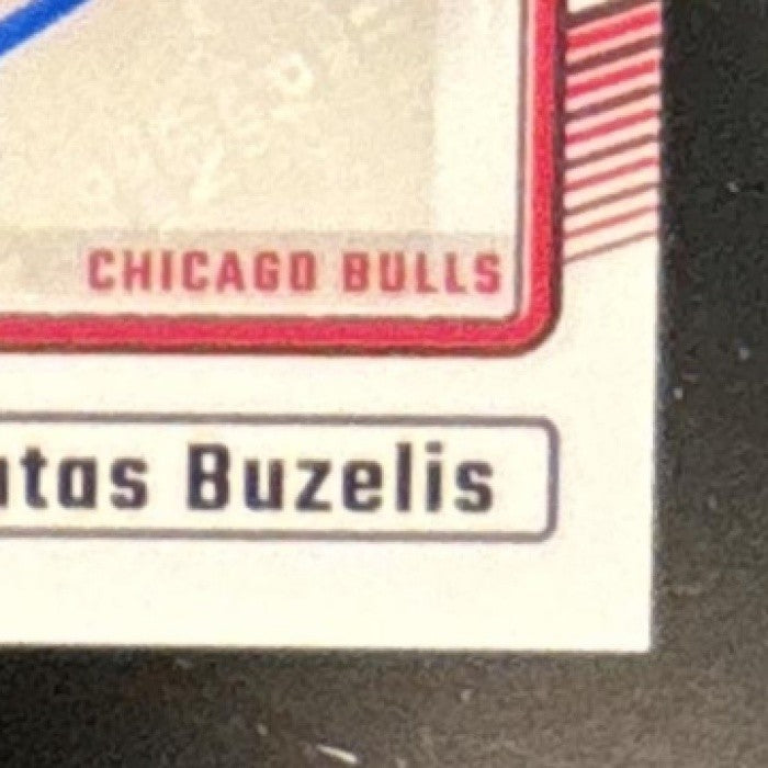 2024-25 Panini Donruss Optic Matas Buzelis Signatures #306 RC Auto Chicago Bulls