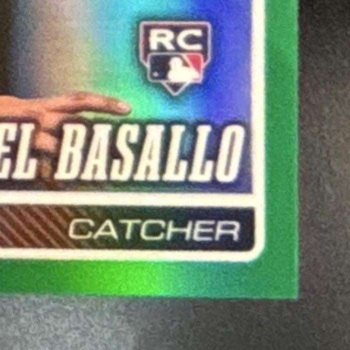 2026 Topps Chrome Samuel Basallo Image Variation Green /99 #7 RC Orioles