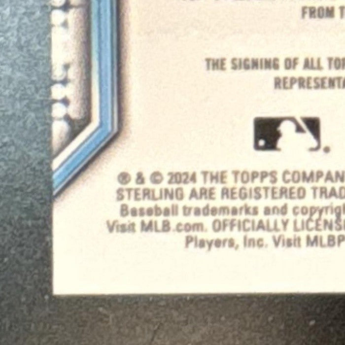 2024 Bowman Sterling Colton Ledbetter Prospect Auto #PA-CL Tampa Bay Rays