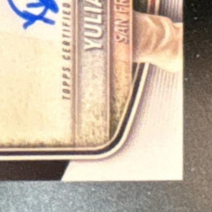 2025 Bowman Chrome Yulian Barreto Auto #CPA-YU 1st Prospect San Francisco Giants