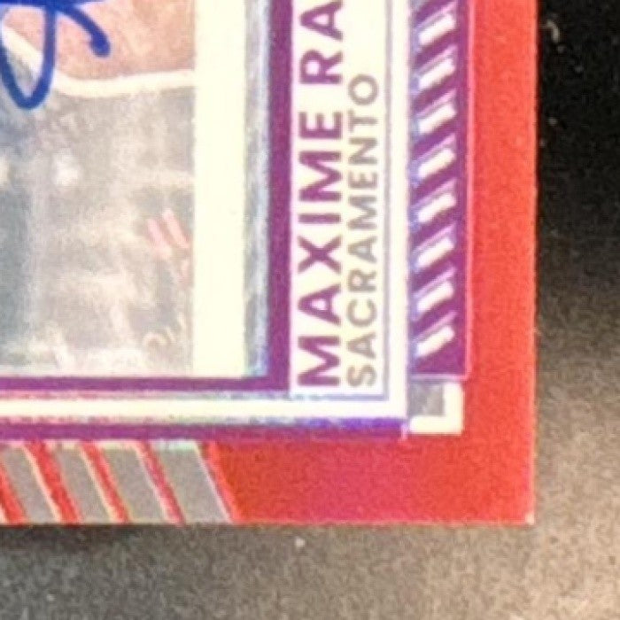 2025-26 Panini Donruss Maxime Raynaud Optic Auto Red 25/75 #29 RC Kings