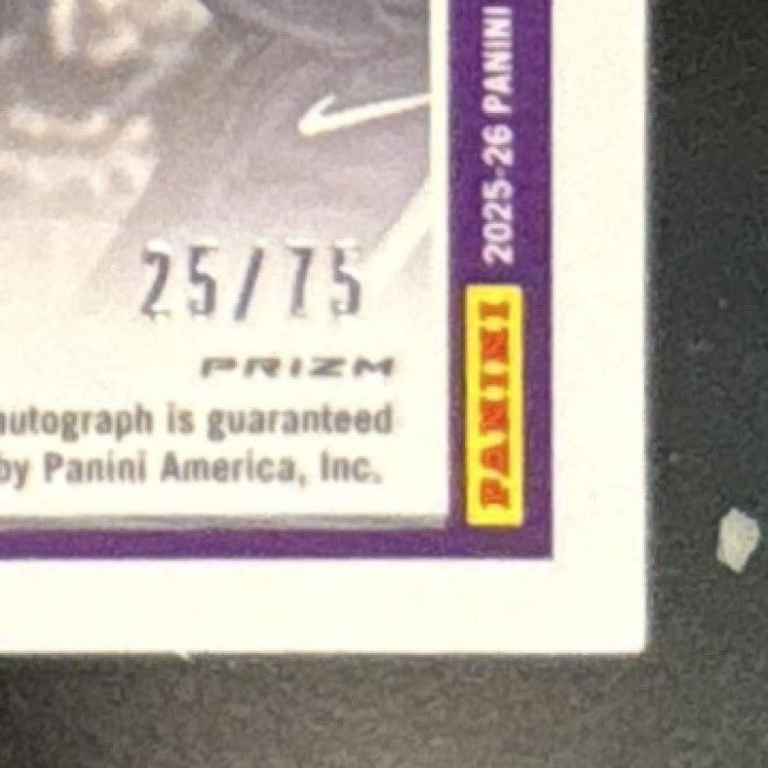 2025-26 Panini Donruss Maxime Raynaud Optic Auto Red 25/75 #29 RC Kings