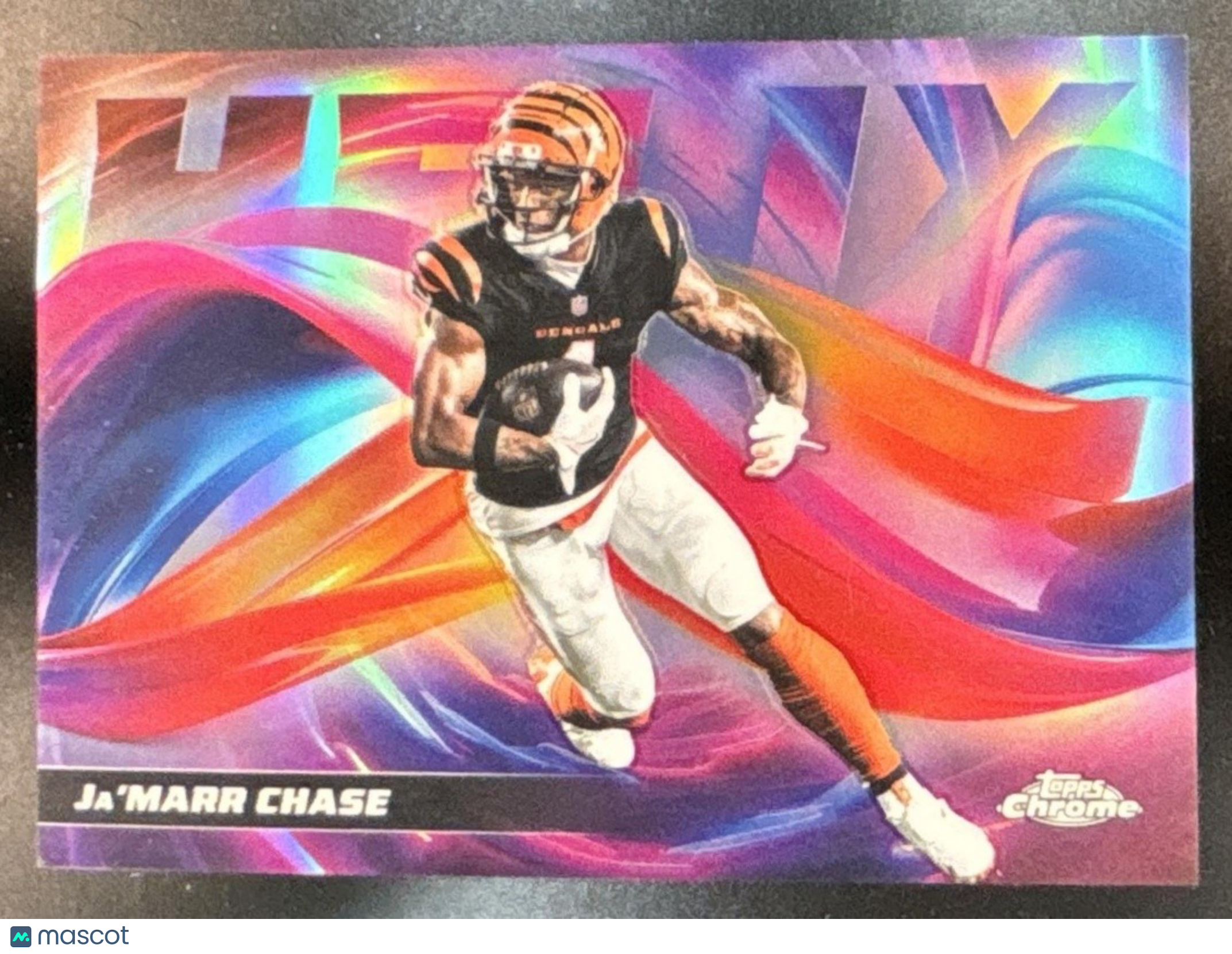 2025 Topps Chrome Ja'Marr Chase Helix #HX-8 SSP Cincinnati Bengals