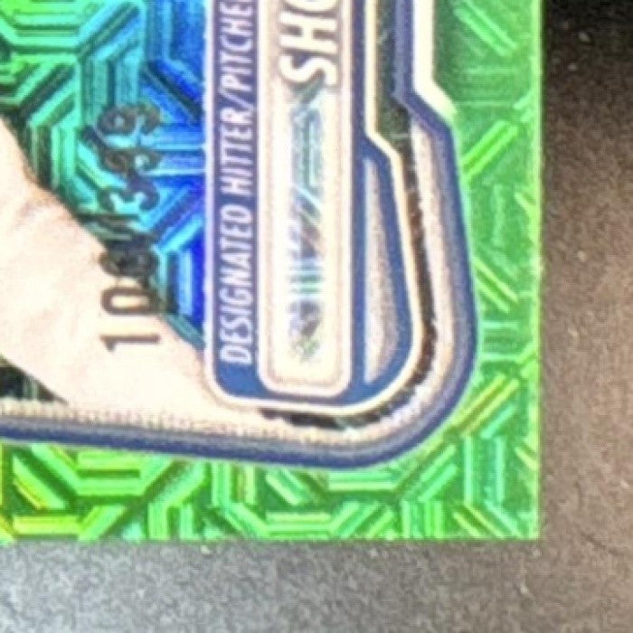 2026 Bowman Mega Box Shohei Ohtani Chrome Neon Green Mojo /399 #52 Dodgers